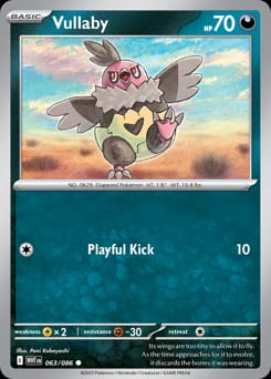 White Flare Vullaby #63 card
