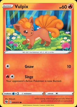 2020 Champion's Path Vulpix #6 card