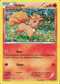 McDonald's Collection 2016 Vulpix #1 card