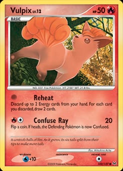 2009 Platinum Vulpix #102 card