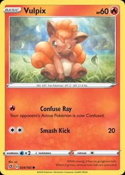 2020 Rebel Clash Vulpix #24 card