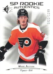 2021-22 SP Base Set Wade Allison #117 card