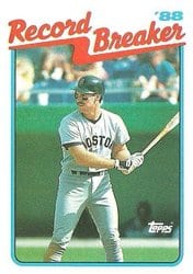 1989 Topps Base Set Wade Boggs #2 card