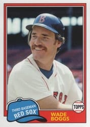 2018 Topps Archives Base Set Wade Boggs #248 card