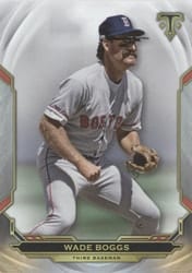 2019 Topps Triple Threads Base Set Wade Boggs #69 card