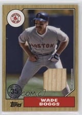 2022 Topps 1987 Topps Baseball Relics (Series 1) Wade Boggs #87R-WB card