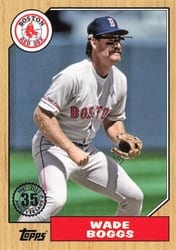 2022 Topps 1987 Topps Baseball (Series 1) Wade Boggs #T87-86 card