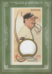 2023 Topps Allen & Ginter Framed Mini Relics Wade Boggs #MFR-WB card