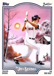 2025 Topps X Bob Ross: The Joy of Baseball Base Set Wade Boggs #49 card