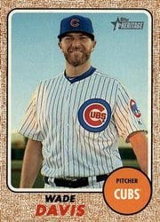 2017 Topps Heritage Base Set Wade Davis #618 card