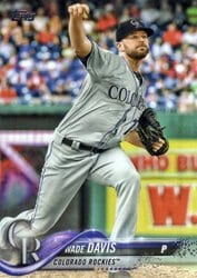 2018 Topps Base Set Wade Davis #511 card