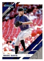 2019 Donruss Base Set Wade Davis #73 card