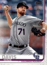 2019 Topps Base Set Wade Davis #81 card