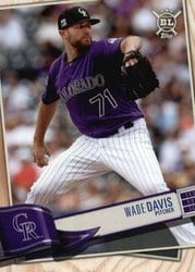 2019 Topps Big League Base Set Wade Davis #62 card