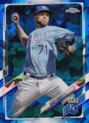 2021 Topps Chrome Update Sapphire Edition Base Set Wade Davis #US289 card
