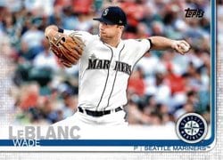 2019 Topps Base Set Wade LeBlanc #135 card