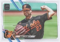 2021 Topps Base Set Wade LeBlanc #45 card