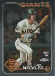 2024 Topps Chrome Base Set Wade Meckler #22 card