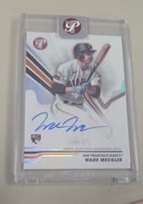 2024 Topps Pristine Autographs Wade Meckler #PA-WM card