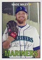 2016 Topps Heritage Base Set Wade Miley #116 card
