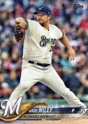 2018 Topps Base Set Wade Miley #359 card