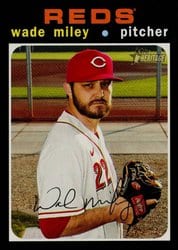 2020 Topps Heritage Base Set Wade Miley #571 card