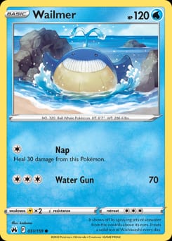Crown Zenith Wailmer #31 card