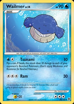 Great Encounters Wailmer #58 card