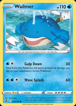 2022 Silver Tempest Wailmer #37 card
