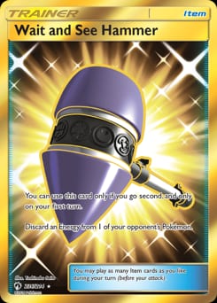 2018 Lost Thunder Wait and See Hammer #236 card