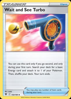 Astral Radiance Wait and See Turbo #158 card