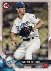 2018 Bowman Base Set Walker Buehler #59 card