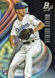 2018 Bowman Platinum Base Set Walker Buehler #97 card