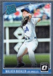 2018 Donruss Optic Base Set Walker Buehler #41 card