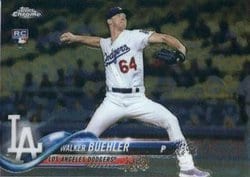 2018 Topps Chrome Base Set Walker Buehler #71 card