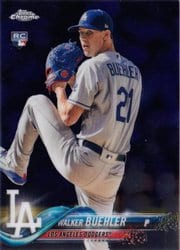 2018 Topps Chrome Update Base Set Walker Buehler #HMT19 card