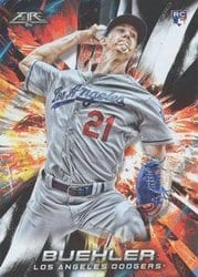 2018 Topps Fire Base Set Walker Buehler #139 card