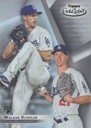 2018 Topps Gold Label Base Set Walker Buehler #56 card