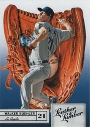 2019 Panini Leather & Lumber Base Set Walker Buehler #44 card
