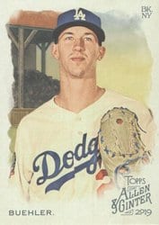 2019 Topps Allen & Ginter Base Set Walker Buehler #33 card