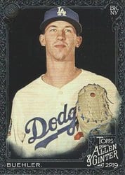 2019 Topps Allen & Ginter X Base Set Walker Buehler #33 card