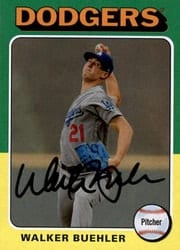 2019 Topps Archives Base Set Walker Buehler #152 card