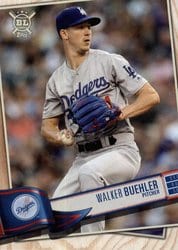 2019 Topps Big League Base Set Walker Buehler #298 card
