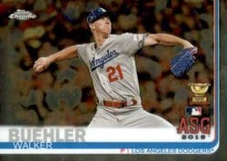 2019 Topps Chrome Update Base Set Walker Buehler #89 card
