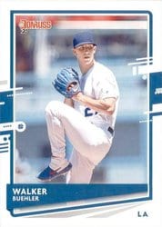 2020 Donruss Base Set Walker Buehler #62 card