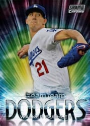 2020 Stadium Club Chrome Beam Team Walker Buehler #BT-18 card