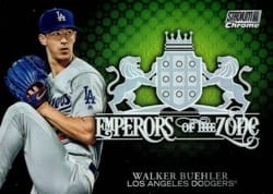 2020 Stadium Club Chrome Emperors of the Zone Walker Buehler #EOZ-12 card