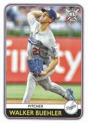 2020 Topps Big League Base Set Walker Buehler #23 card