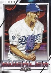 2020 Topps Fire Base Set Walker Buehler #142 card