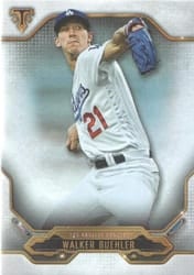 2020 Topps Triple Threads Base Set Walker Buehler #47 card